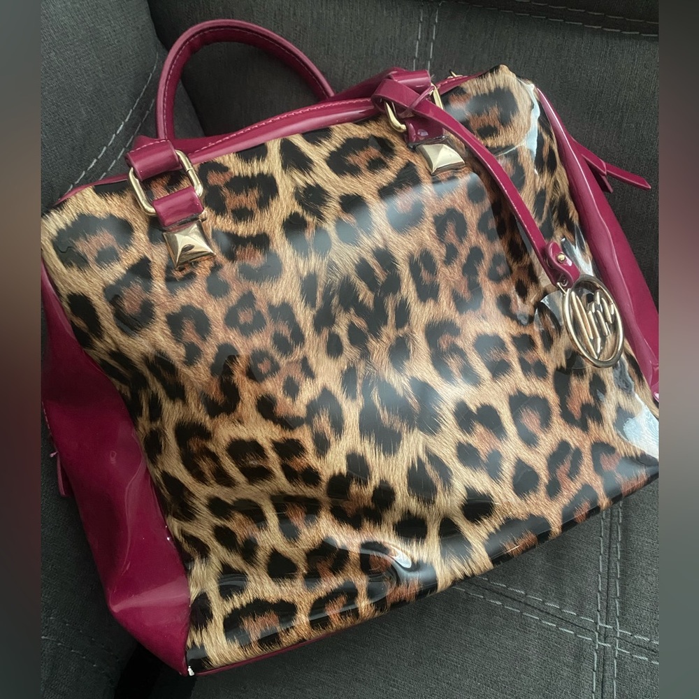 Cheetah print purse